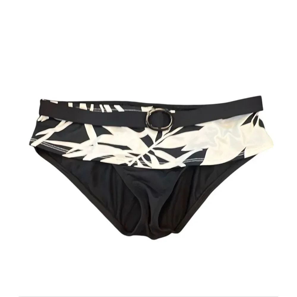 Tommy Bahama Hipster Belted Swim Bikini Bottoms Size Small